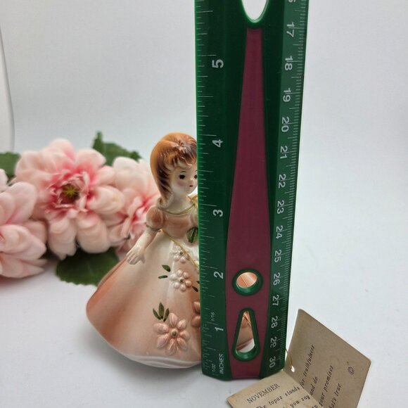 Vintage Josef Originals November Topaz Birthday Stone Figurine (Repaired) - Picture 12 of 13